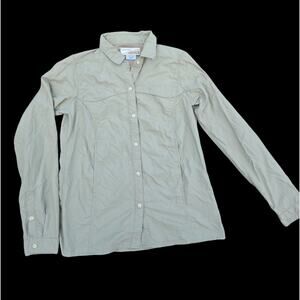 Exofficio women's sz small bug away button vented shirt